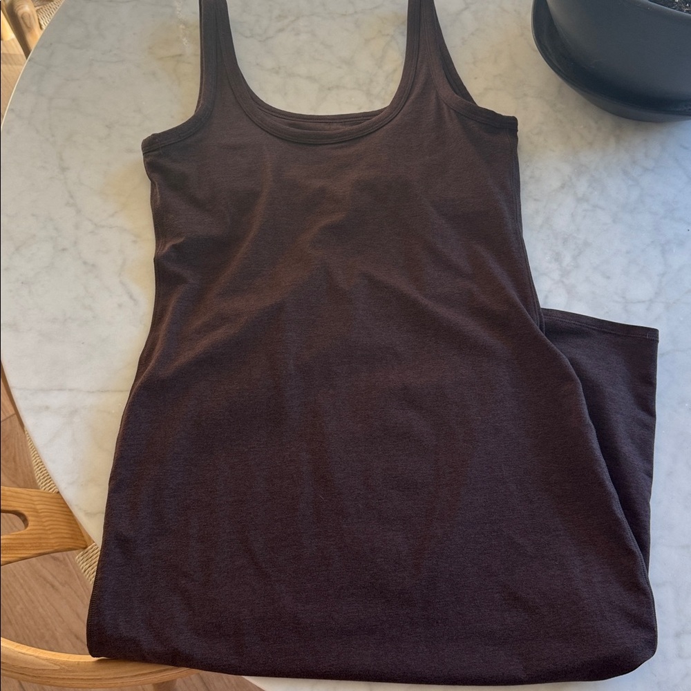 Vuori Halo Essential dress brown size medium - Picture 4 of 4